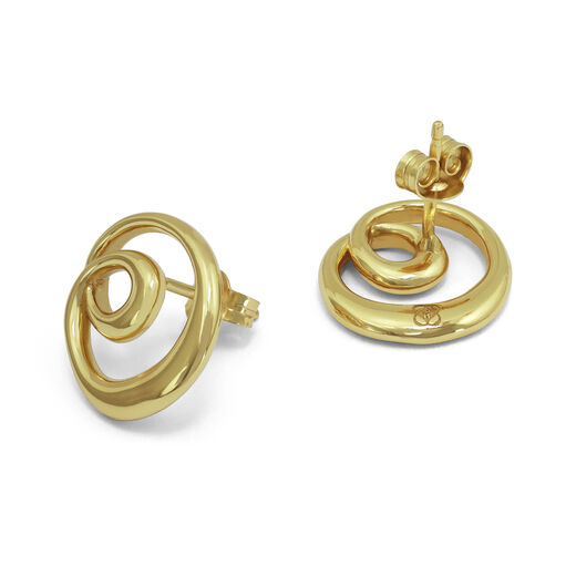 Twist stud earrings by Ottoman Hands